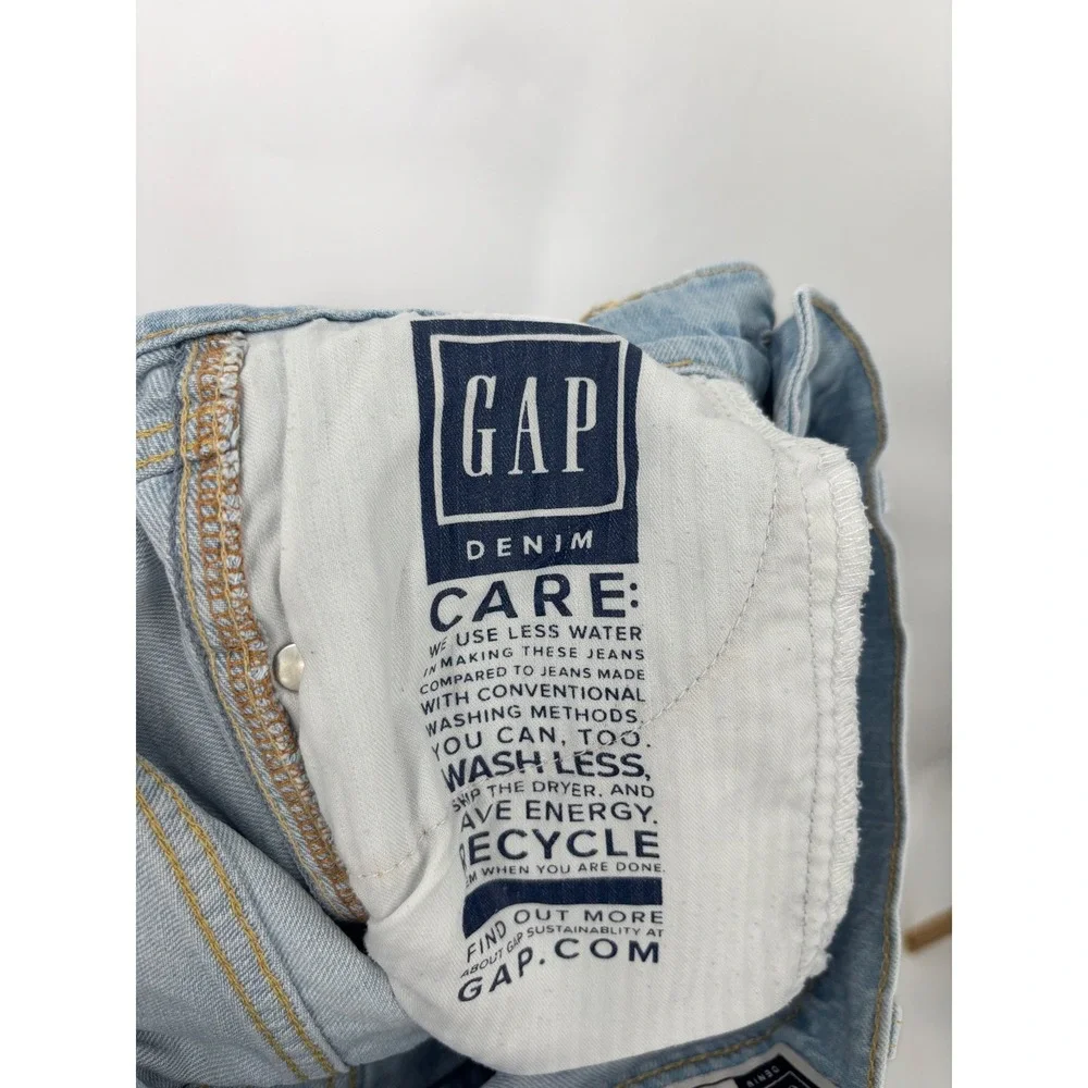 Gap‎ Vintage Flare High Rise Jeans Womens 29 8R Light Wash Denim Blue Boho